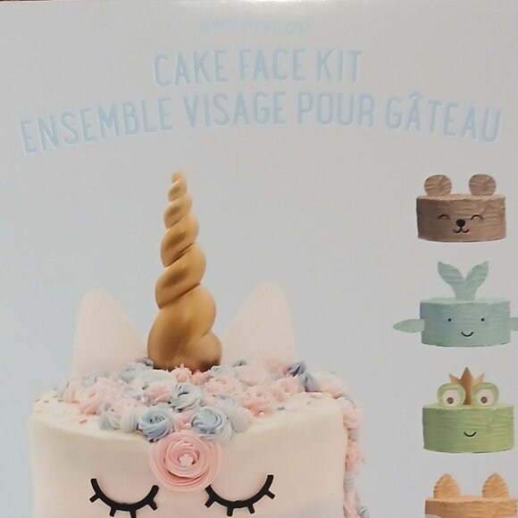 SWEETSHOP CAKE FACE KIT - 21PC CUTE REUSABLE CAKE DECORATING SET - Picture 5 of 5